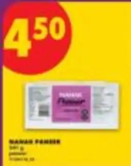 No Frills Nanak Paneer offer