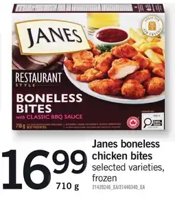 Loblaws Janes boneless chicken bites offer