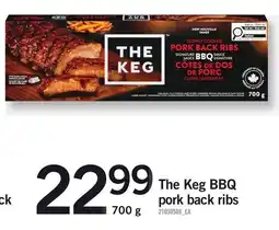 Loblaws The Keg bbq pork back ribs offer