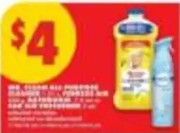 No Frills Mr. Clean all purpose cleaner and spray offer