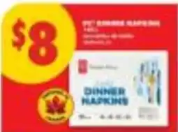 No Frills Dinner Napkins offer
