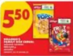No Frills Kellogg's cereal offer