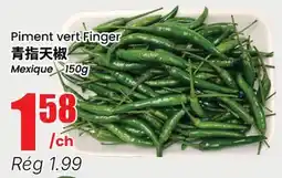 Btrust Supermarket Piment vert Finger offer
