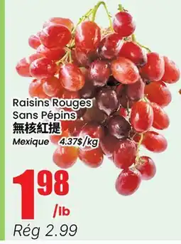 Btrust Supermarket Raisins Rouges Sans Pépins offer
