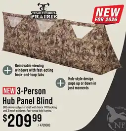 Cabela's TrueTimber 3-Person Hub Panel Blind offer