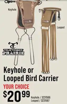 Cabela's Keyhole or Looped Bird Carrier offer
