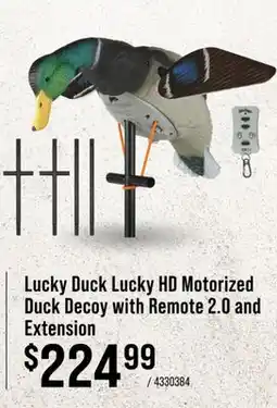 Cabela's Lucky Duck Lucky HD Motorized Duck Decoy with Remote 2.0 and Extension offer