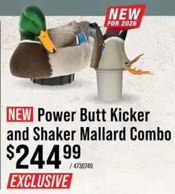 Cabela's Power Butt Kicker and Shaker Mallard Combo offer