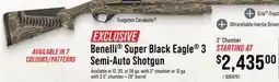 Cabela's Benelli Super Black Eagle 3 Semi-Auto Shotgun offer
