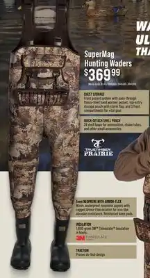 Cabela's Northern Flight SuperMag Hunting Waders offer