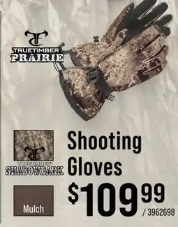 Cabela's SHOOTING GLOVES offer