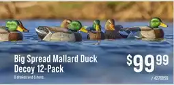 Cabela's Big Spread Mallard Duck Decoy 12-Pack offer