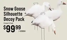 Cabela's Snow Goose Silhouette Decoy Pack offer