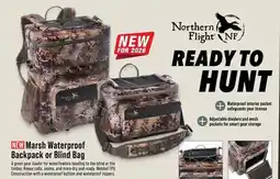 Cabela's Northern Flight Marsh Waterproof Backpack or Blind Bag offer
