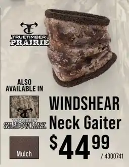 Cabela's Truetimer Prairie WINDSHEAR Neck Gaiter offer