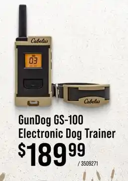 Cabela's GunDog GS-100 Electronic Dog Trainer offer