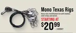 Cabela's Mono Texas Rigs offer