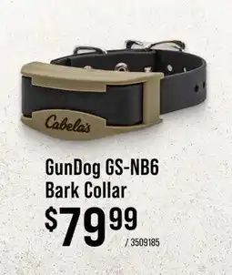 Cabela's GunDog GS-NB6 Bark Collar offer