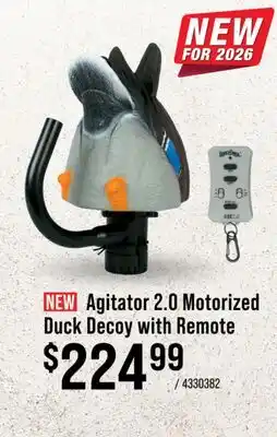 Cabela's Agitator 2.0 Motorized Duck Decoy with Remote offer