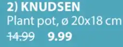 JYSK KNUDSEN Plant pot offer
