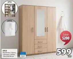 JYSK ARLO Wardrobe offer