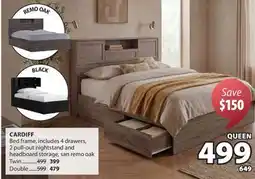 JYSK CARDIFF Bed Frame offer