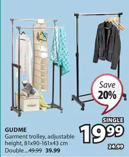 JYSK GUDME Garment trolley offer