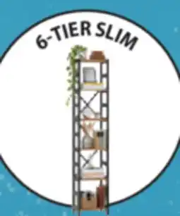 JYSK Intrup 6-tier shelf, slim offer