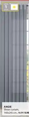 JYSK ANGIE Sheer curtain offer