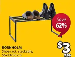 JYSK BORNHOLM Shoe rack offer