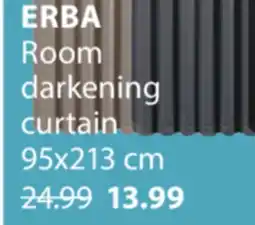 JYSK ERBA Room darkening curtain offer