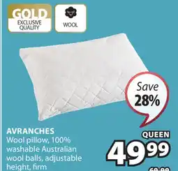 JYSK AVRANCHES Wool pillow offer