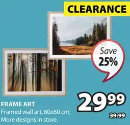 JYSK FRAME ART offer