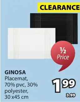 JYSK GINOSA Placemat offer