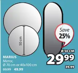 JYSK MARIUS Mirror offer