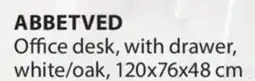 JYSK ABBETVED Office desk offer