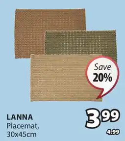 JYSK LANNA Placemat offer