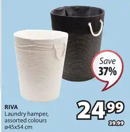 JYSK RIVA Laundry hamper, assorted colours offer