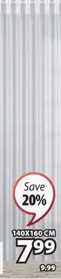 JYSK Angie Sheer Curtain offer