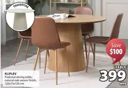 JYSK KLIPLEV Pedestal dining table offer