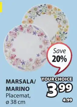 JYSK MARSALA/MARINO Placemat offer
