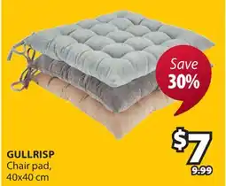 JYSK GULLRISP Chair pad offer