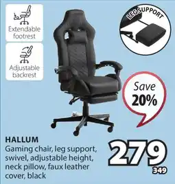 JYSK HALLUM Gaming chair offer