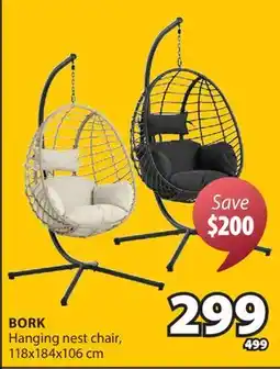 JYSK BORK Hanging nest chair offer