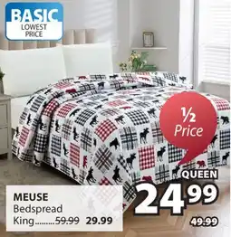 JYSK MEUSE Bedspread Queen offer