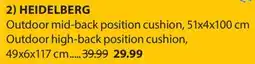 JYSK HEIDELBERG Outdoor mid-back position cushion offer
