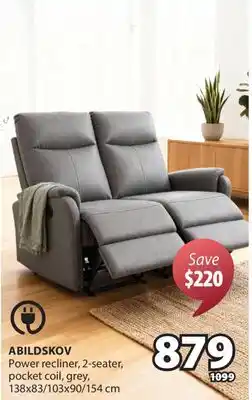 JYSK ABILDSKOV Power recliner offer