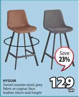 JYSK HYGUM Swivel counter stool offer