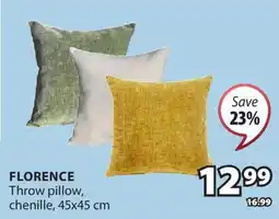 JYSK FLORENCE Throw pillow offer