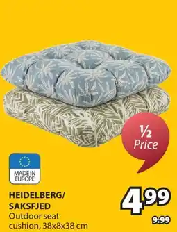 JYSK HEIDELBERG/SAKSFJED Outdoor seat cushion offer